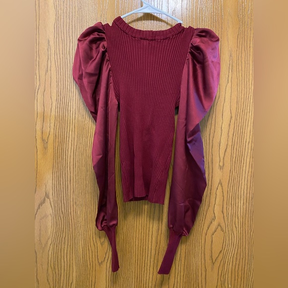 Pieced Rib Knit Top - Picture 2 of 2